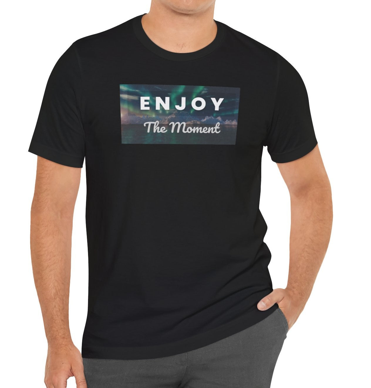 Men's Enjoy The Moment Northern Lights Tee