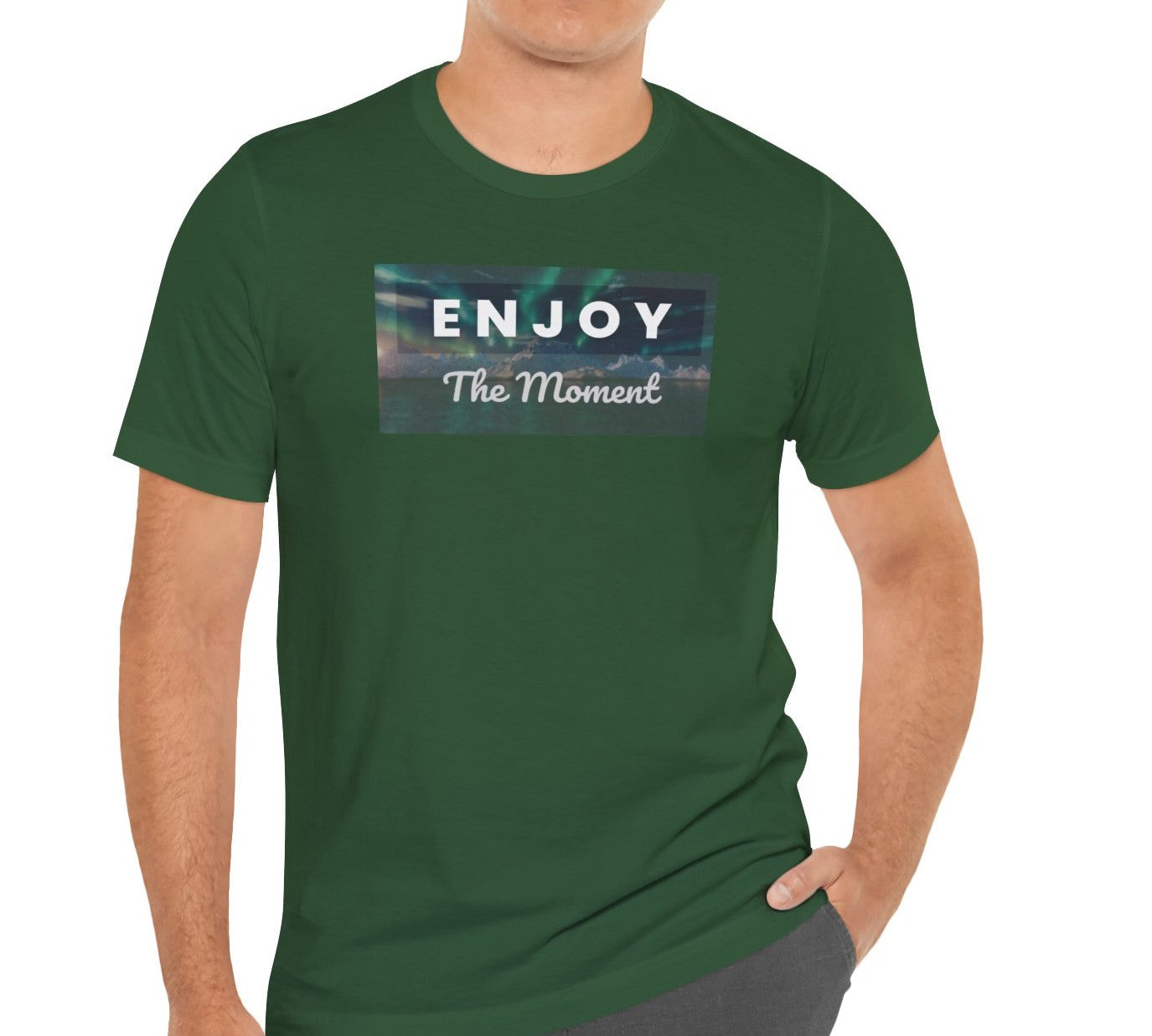 Men's Enjoy The Moment Northern Lights Tee