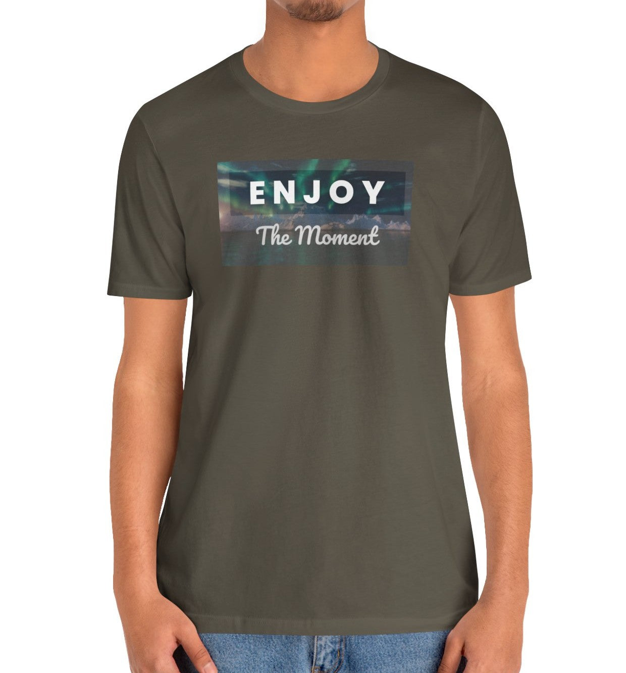 Men's Enjoy The Moment Northern Lights Tee