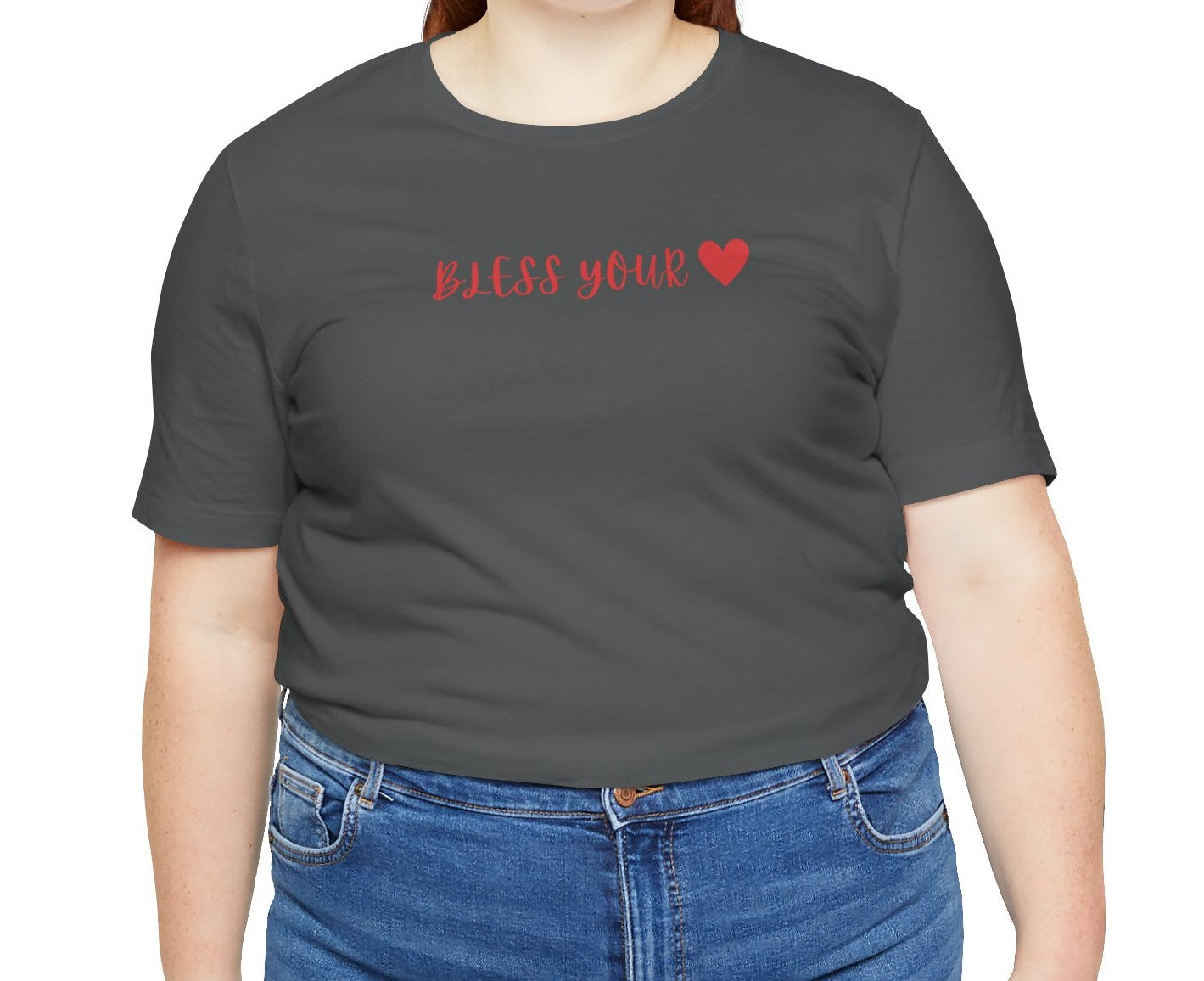 Women's Bless Your Heart Jersey Short Sleeve Tee