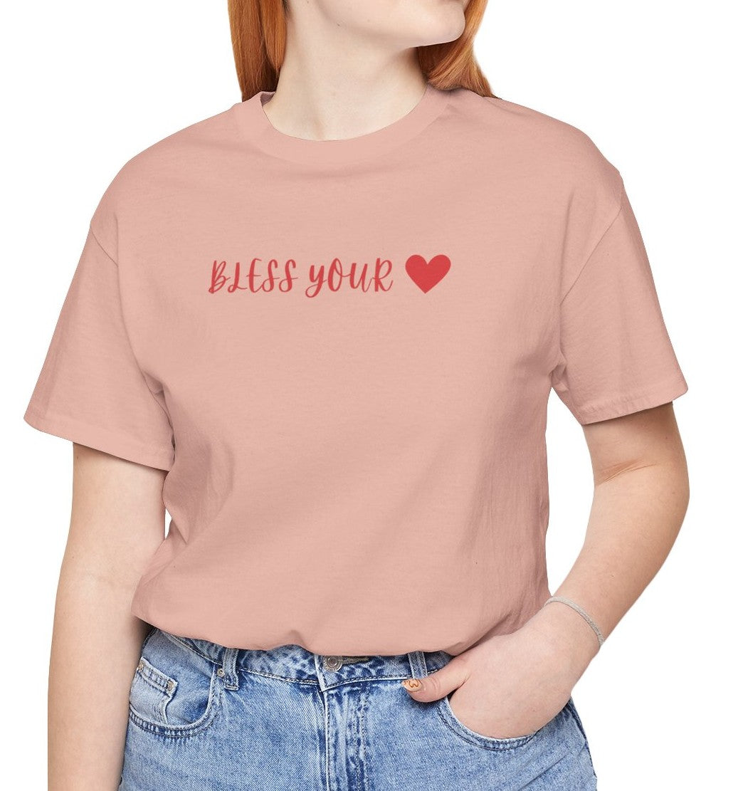 Women's Bless Your Heart Jersey Short Sleeve Tee