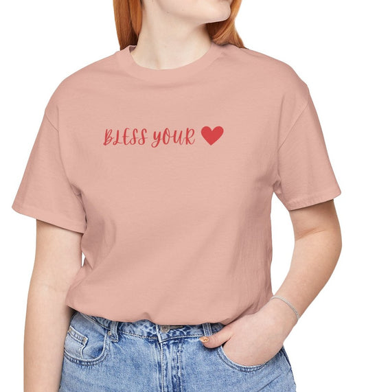 Women's Bless Your Heart Jersey Short Sleeve Tee