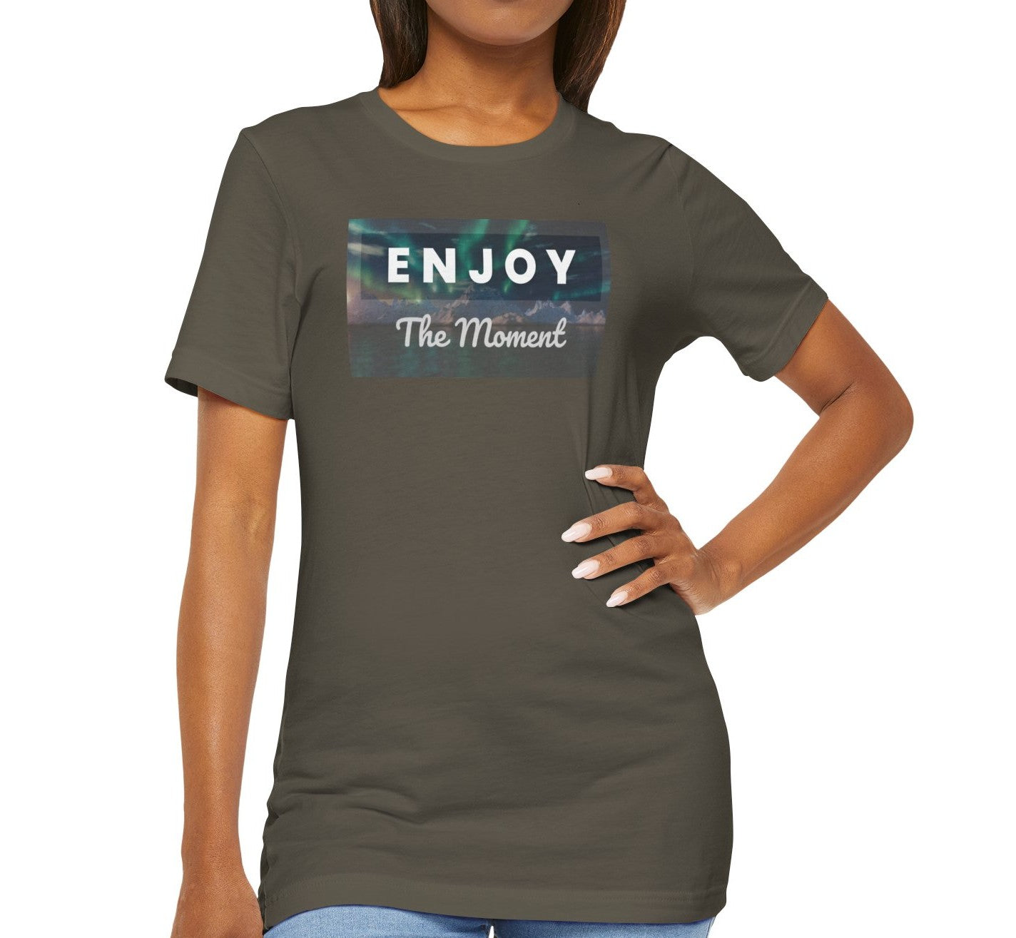 Women's Enjoy The Moment Northern Lights Tee