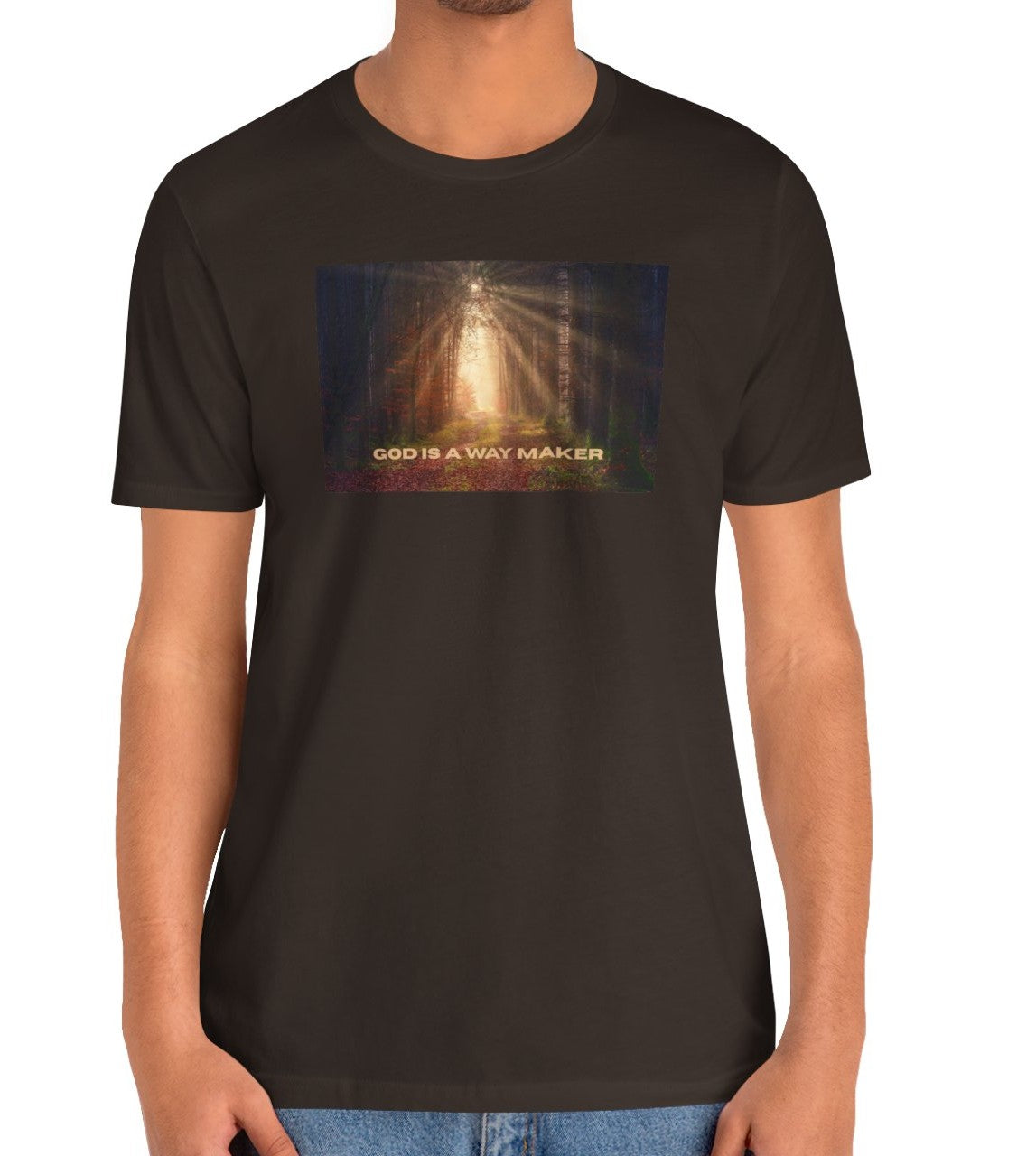 Men's God is a Way Maker Jersey Short Sleeve Tee