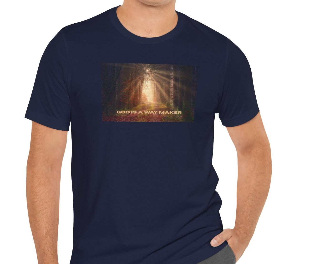 Men's God is a Way Maker Jersey Short Sleeve Tee