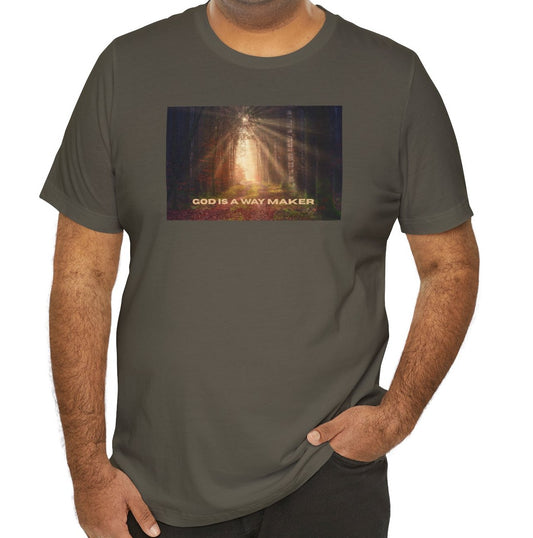 Men's God is a Way Maker Jersey Short Sleeve Tee