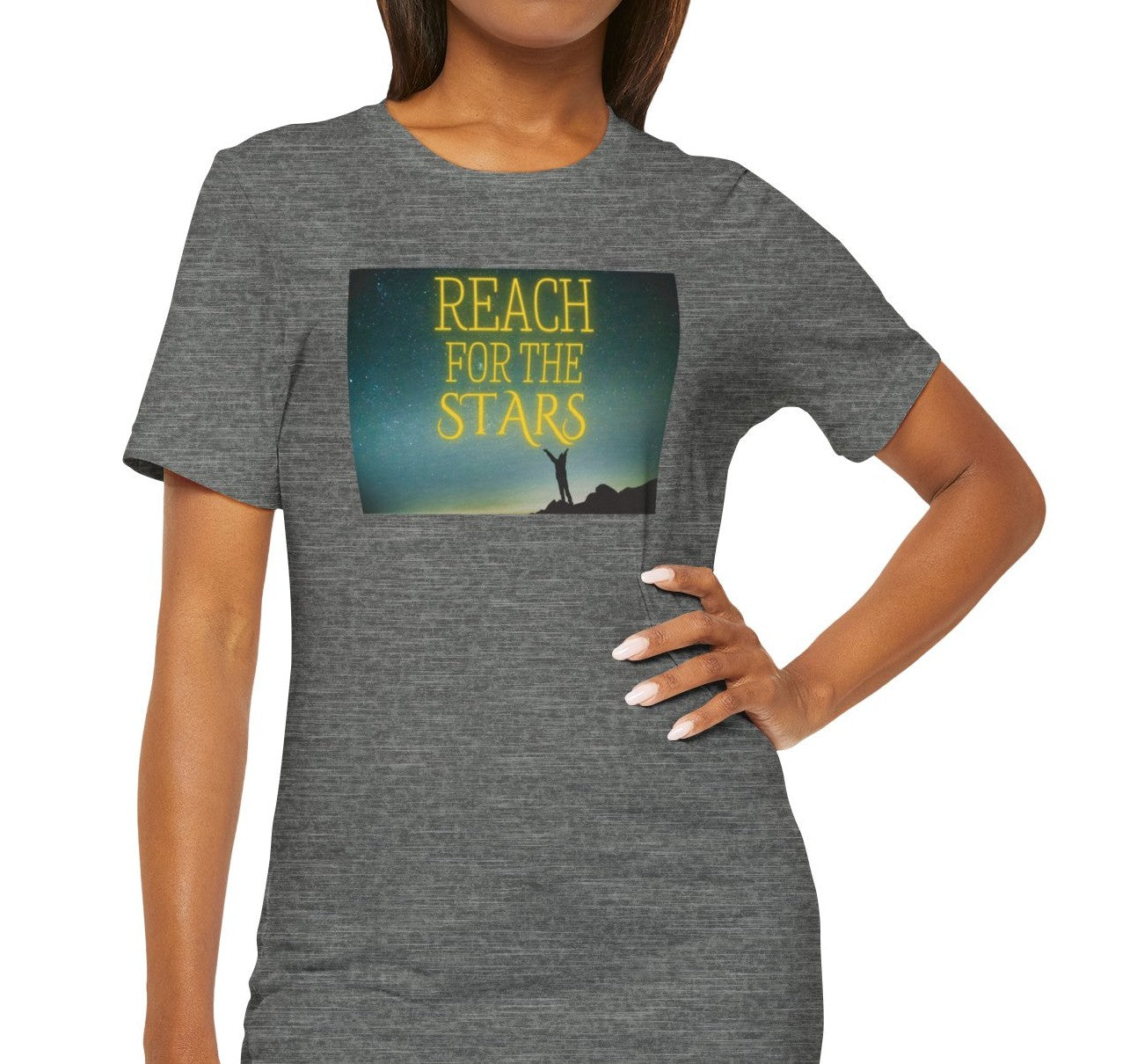 Women's Reach for the Stars Jersey Short Sleeve Tee