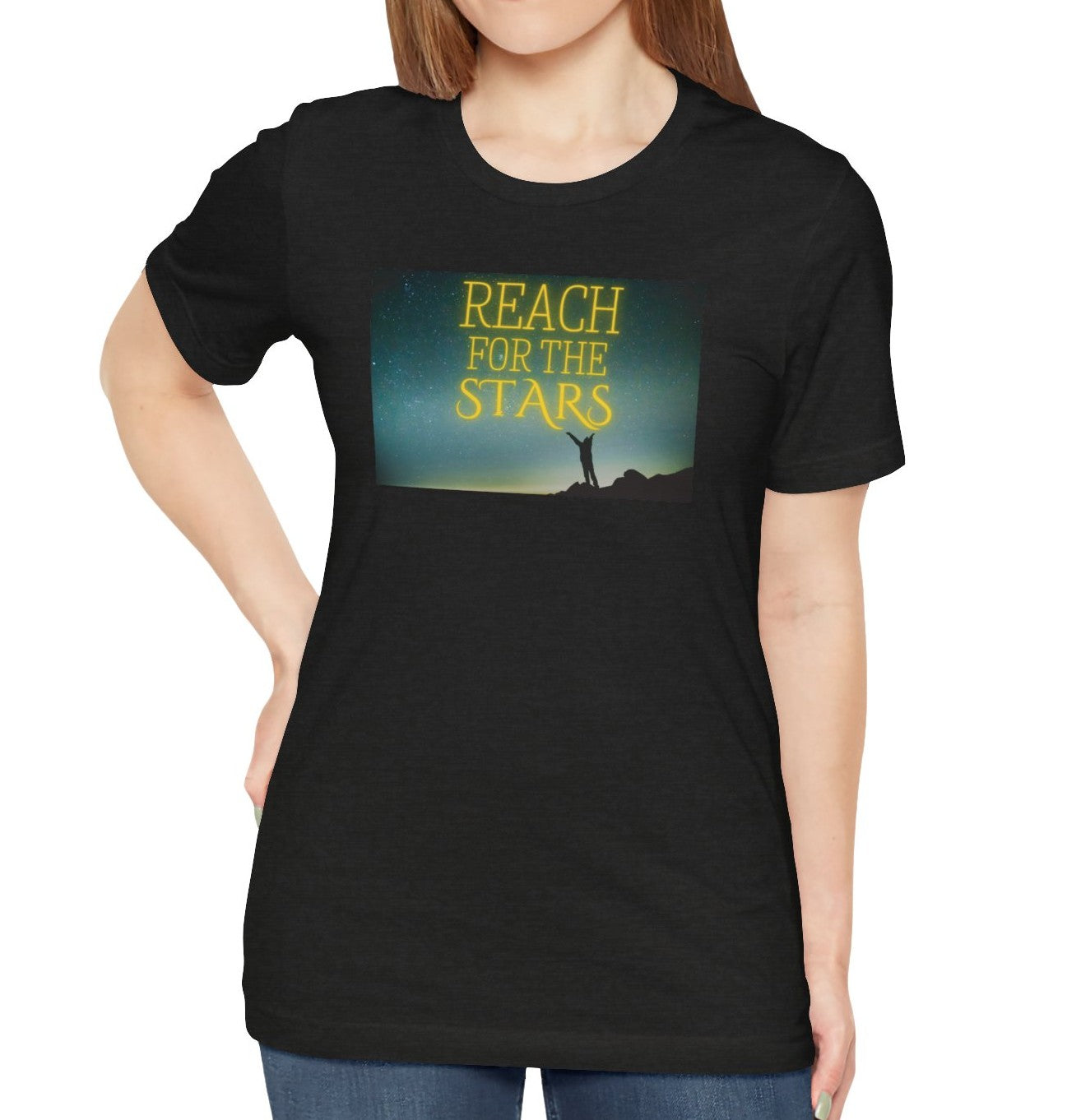 Women's Reach for the Stars Jersey Short Sleeve Tee