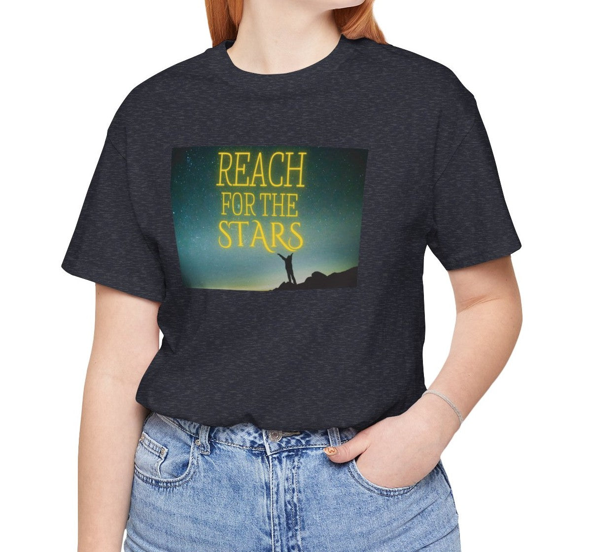 Women's Reach for the Stars Jersey Short Sleeve Tee
