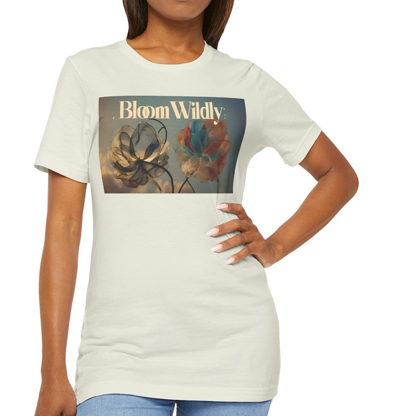 Women's Bloom Wildly Jersey Short Sleeve Tee