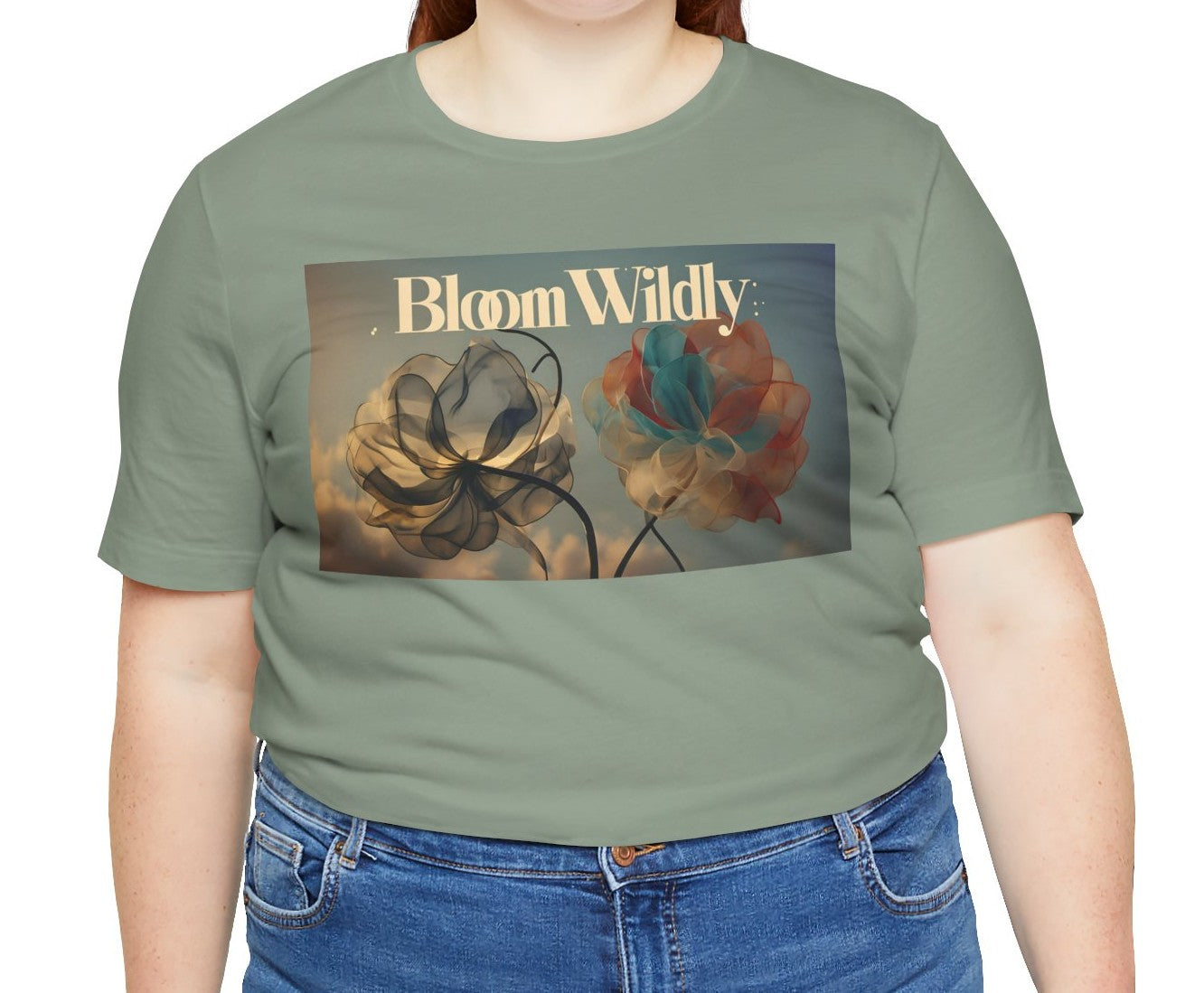 Women's Bloom Wildly Jersey Short Sleeve Tee