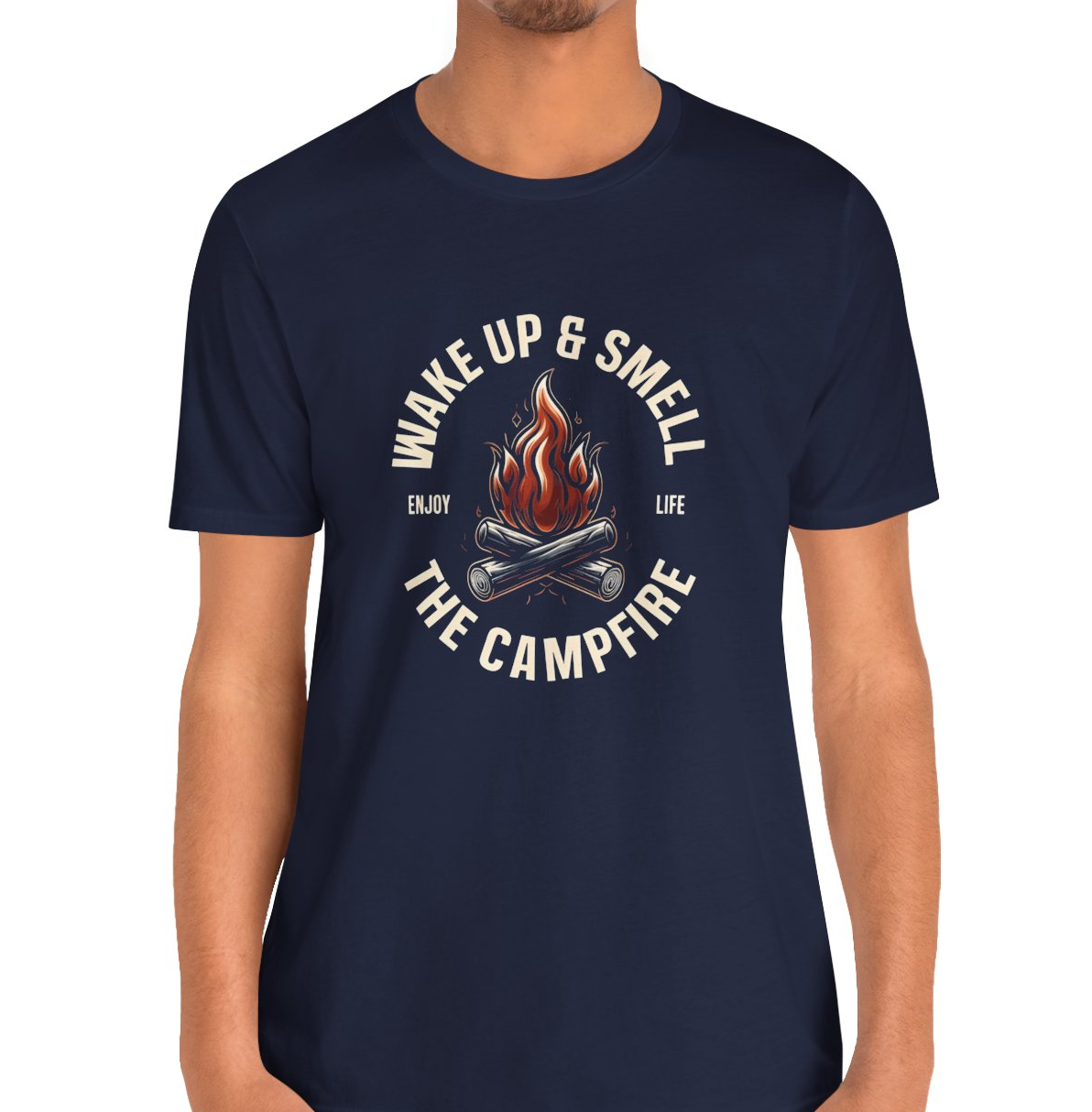 Men's Enjoy Life Campfire Jersey Short Sleeve Tee