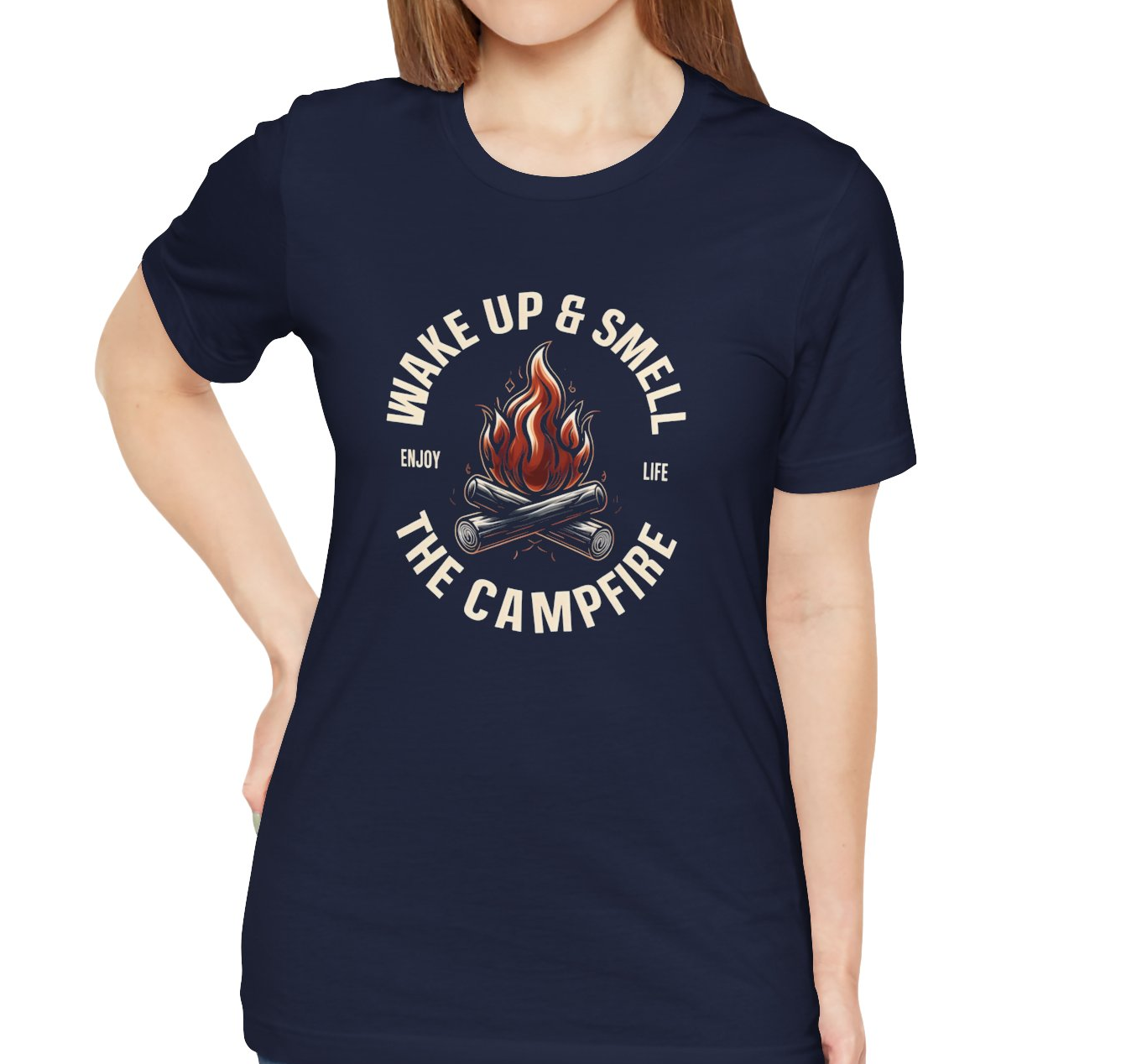 Women's Enjoy Life Campfire Jersey Short Sleeve Tee