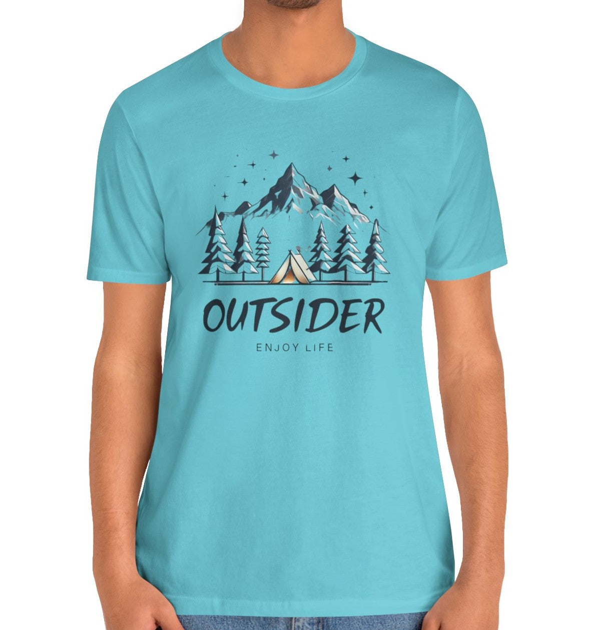 Men's Enjoy Life Outsider Jersey Short Sleeve Tee