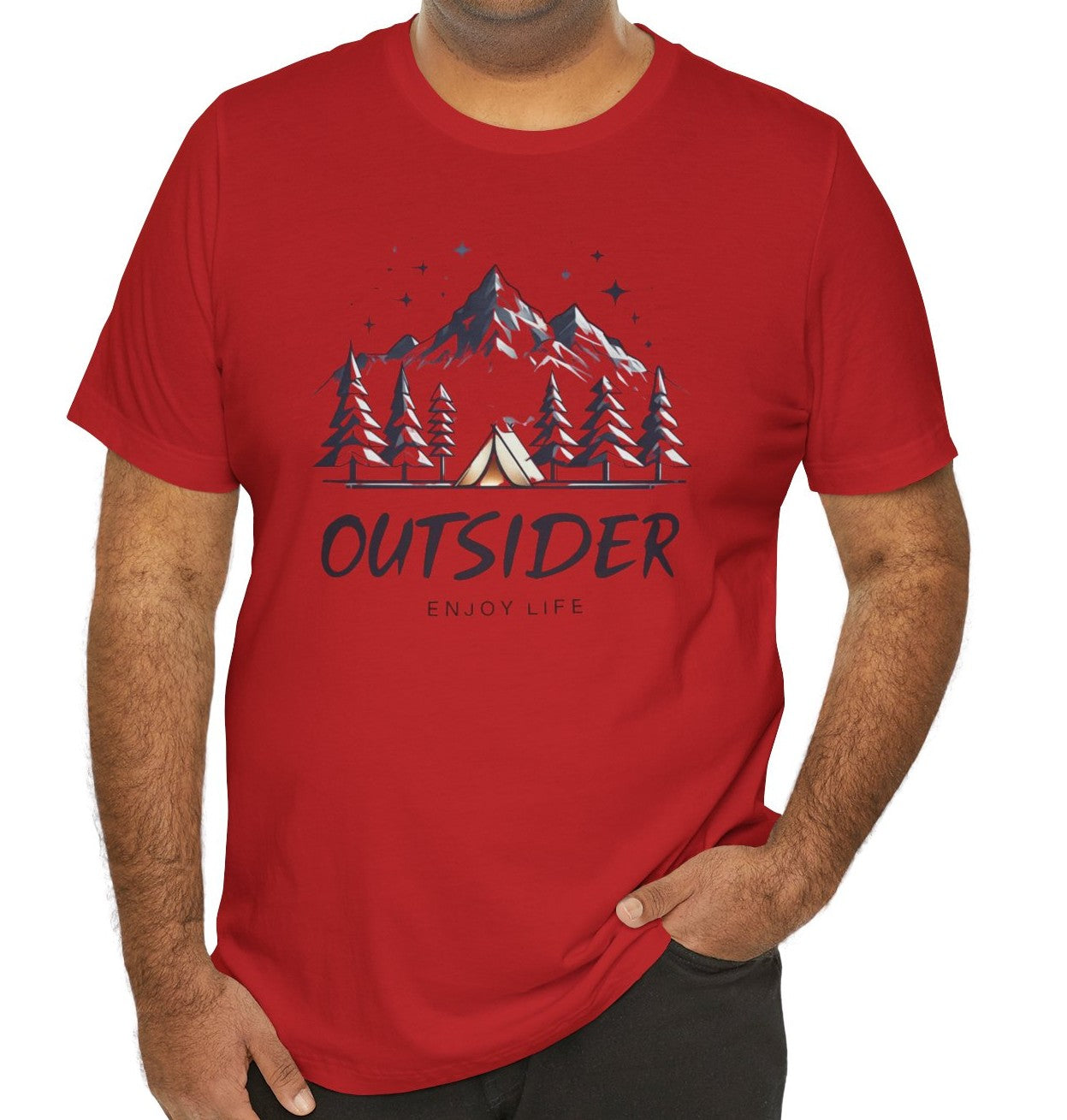 Men's Enjoy Life Outsider Jersey Short Sleeve Tee