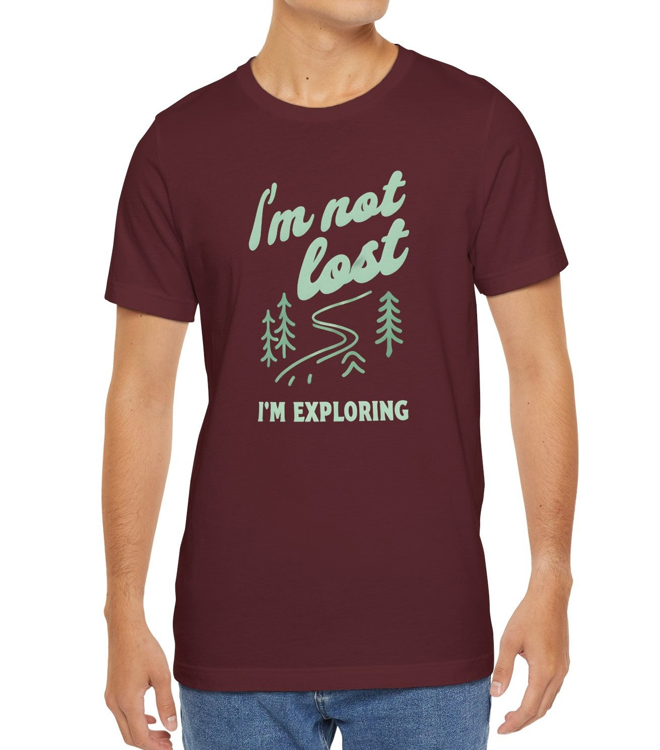 Men's I'm Exploring Jersey Short Sleeve Tee, XS-5X
