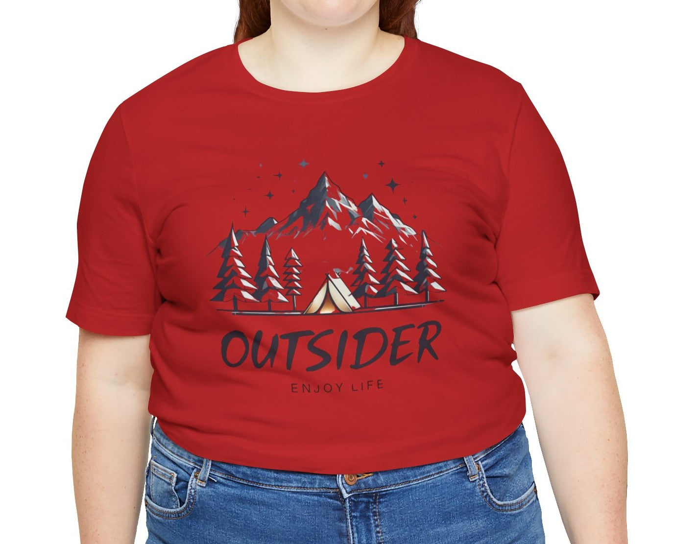Women's Enjoy Life Outsider Jersey Short Sleeve Tee