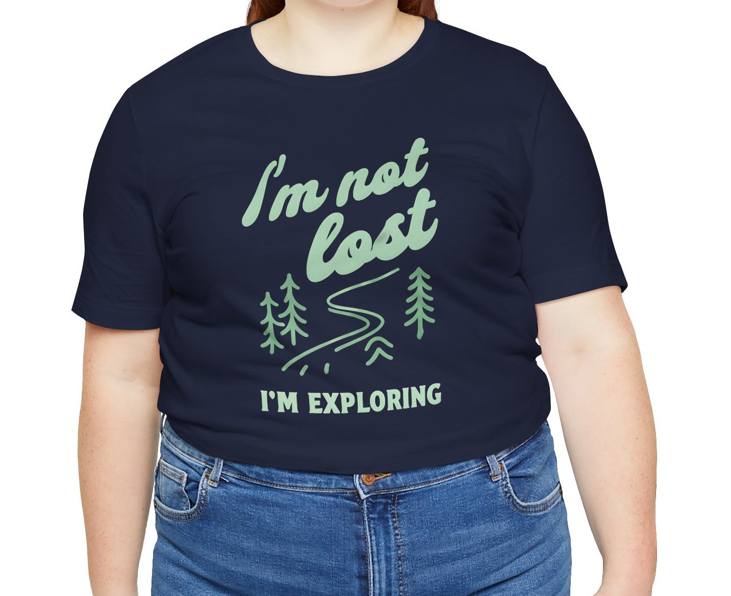 Women's I'm Exploring Jersey Short Sleeve Tee, XS-5X
