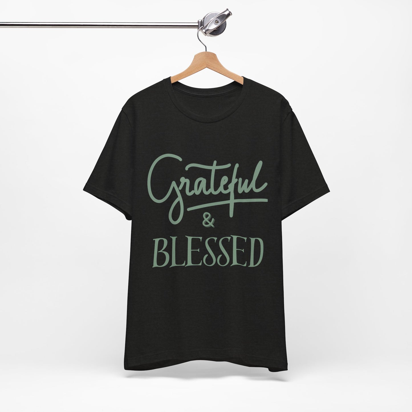 Women's Grateful and Blessed Jersey Short Sleeve Tee Sz. S-5XL