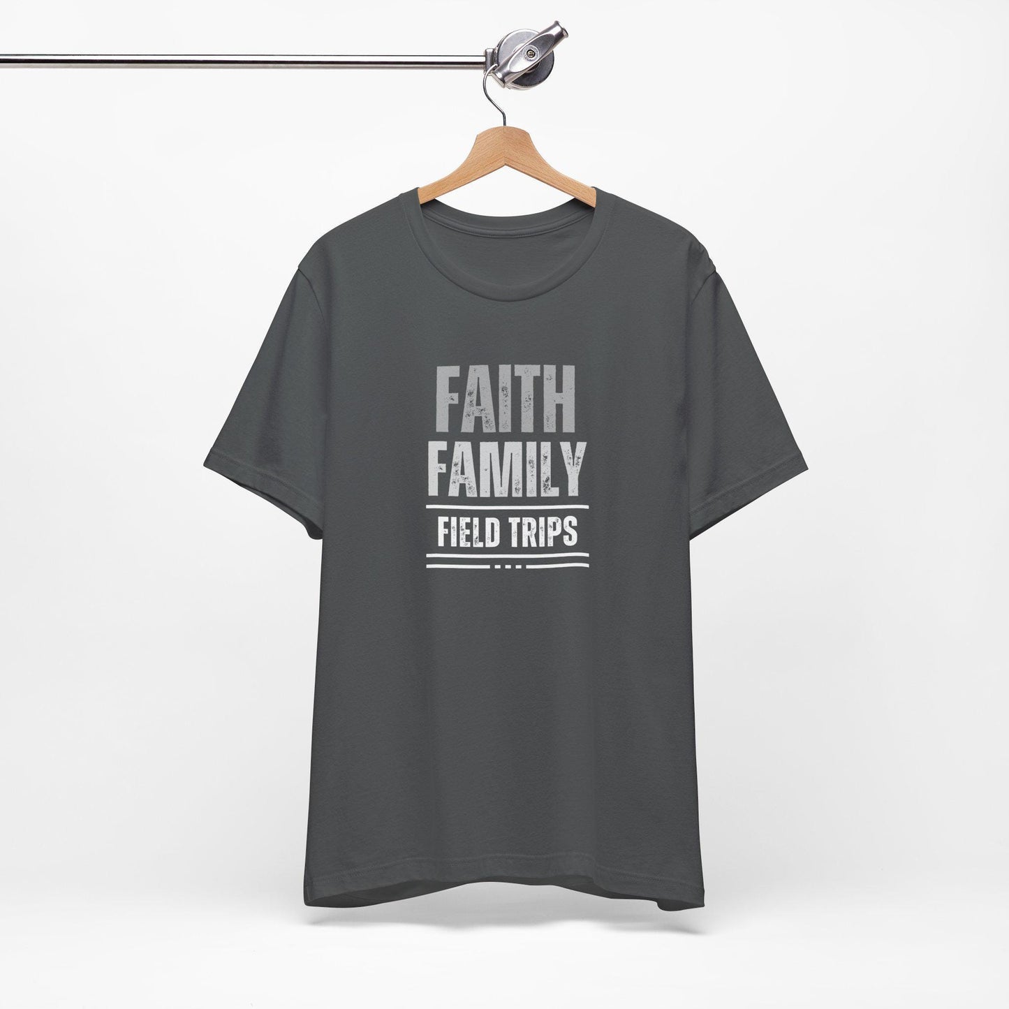 Men's Faith, Family, Field Trips Homeschooling Tee