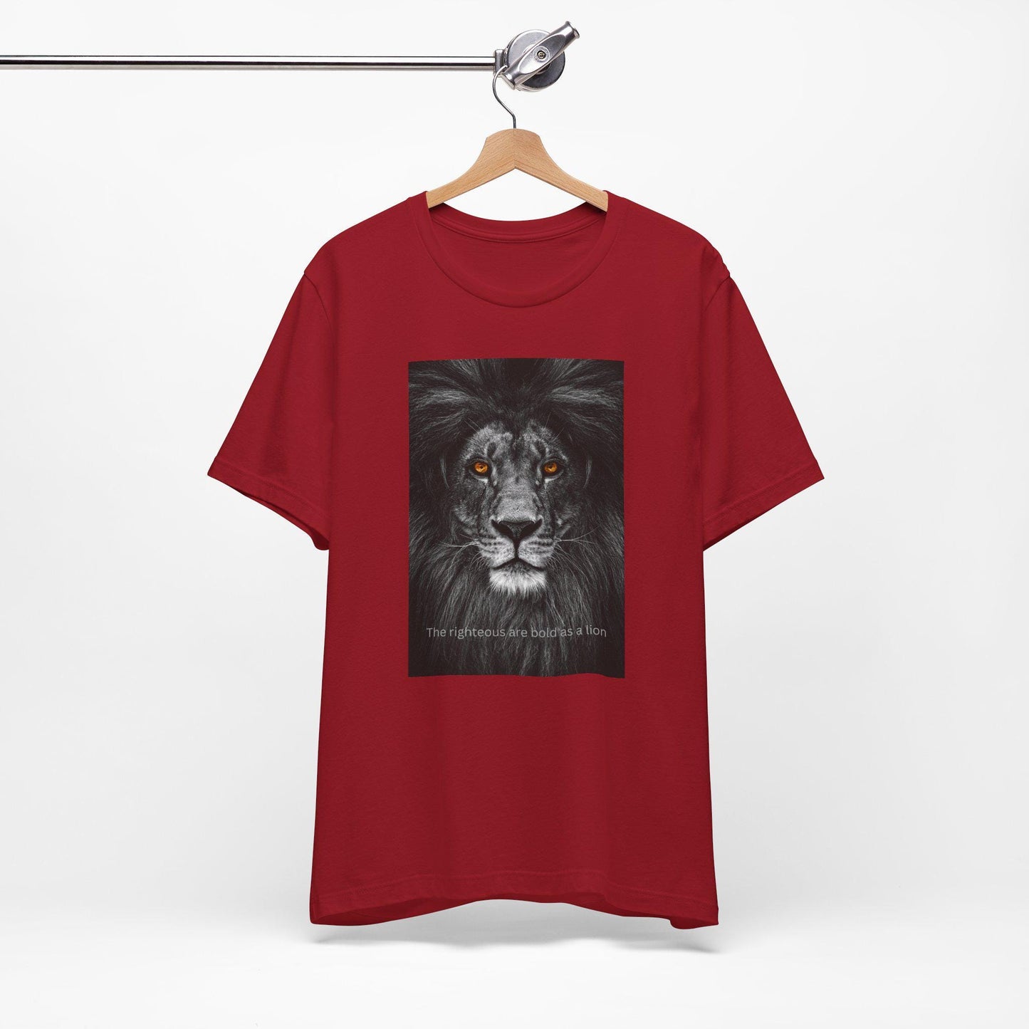 Men's Christian Bold as a Lion Short Sleeve Tee