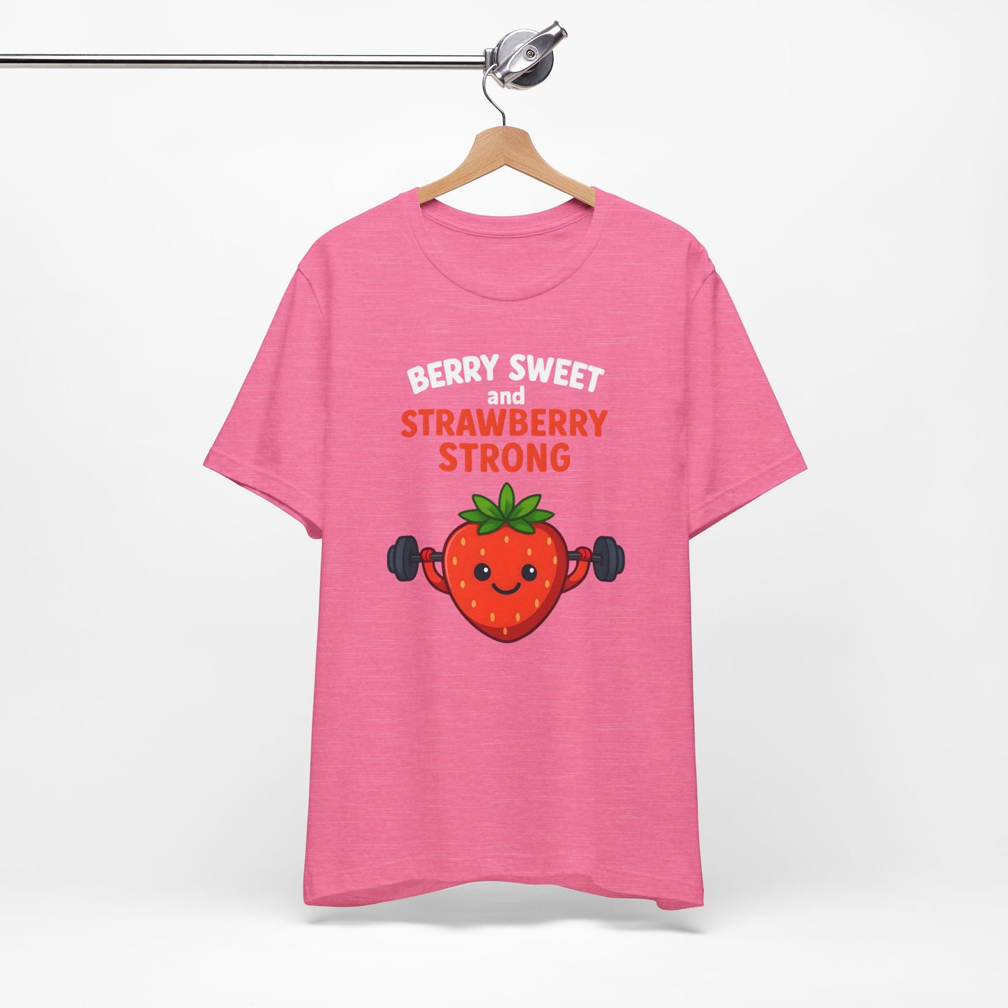 Strawberry Strong Jersey Short Sleeve Tee Sz. S-5XL
