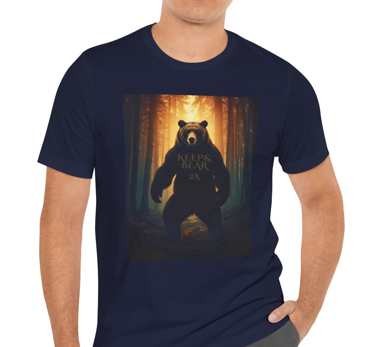 Keep & Bear 2A T-Shirt, Pro Second Amendment Tee for Men and Women