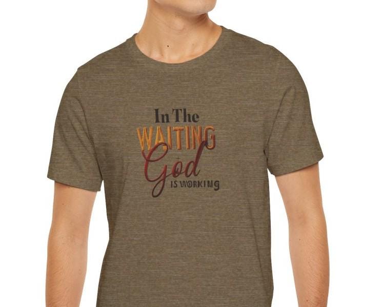 Men's In the Waiting Jersey Short Sleeve Tee, Sz XS - 4X
