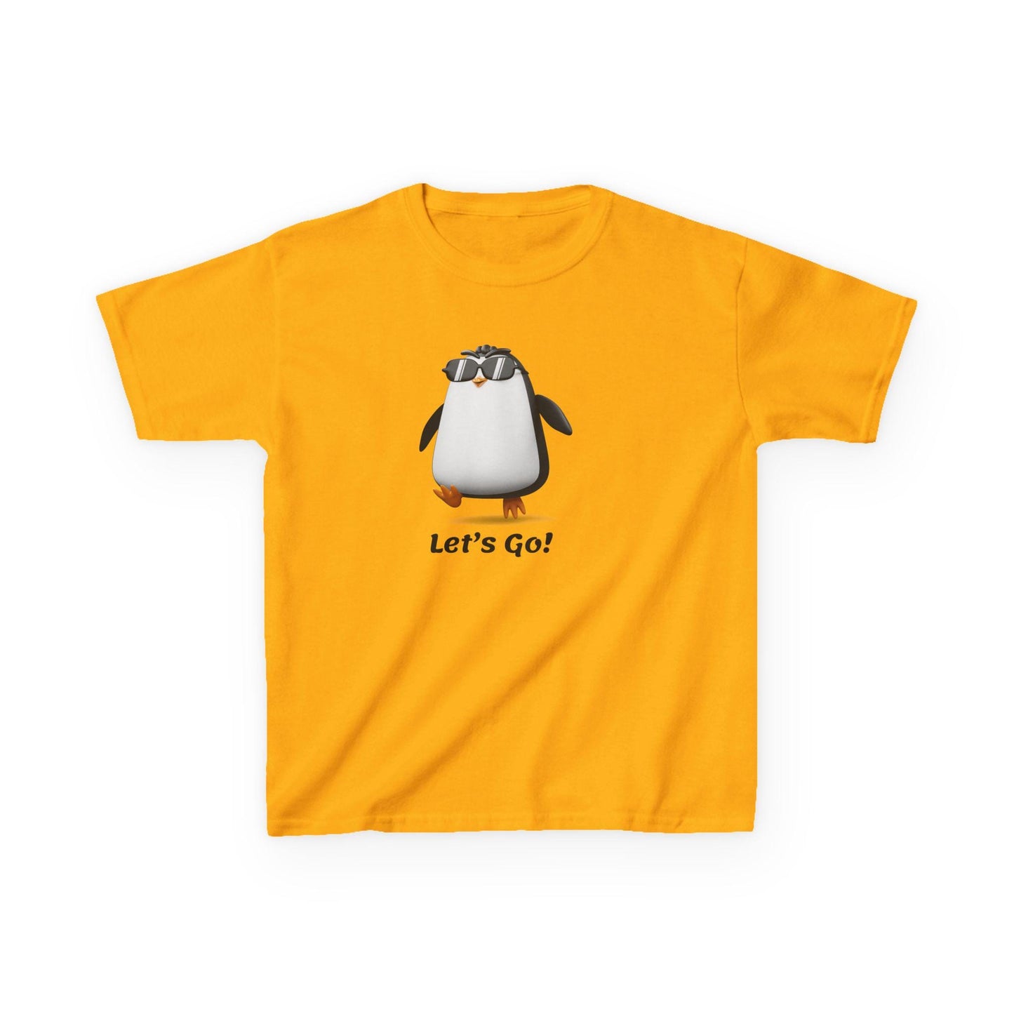 Kids Penguin Tee, Let's Go Shirt