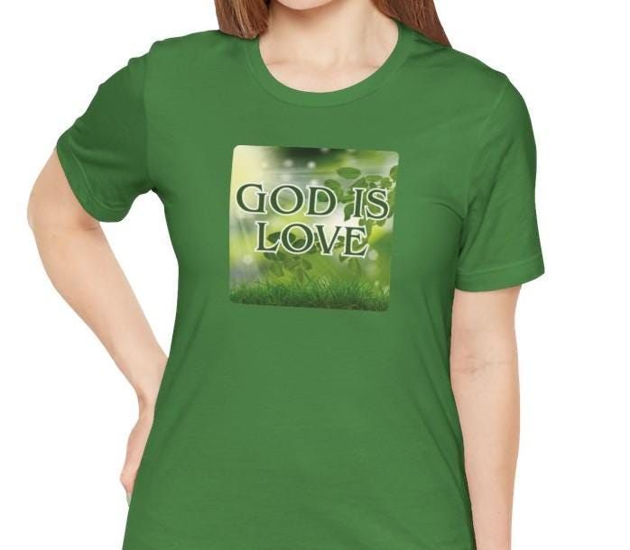Women's God is Love Faith-Based Tee
