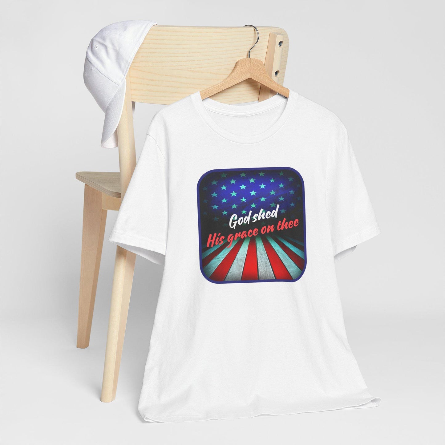 Women's God Shed His Grace Jersey Short Sleeve Tee