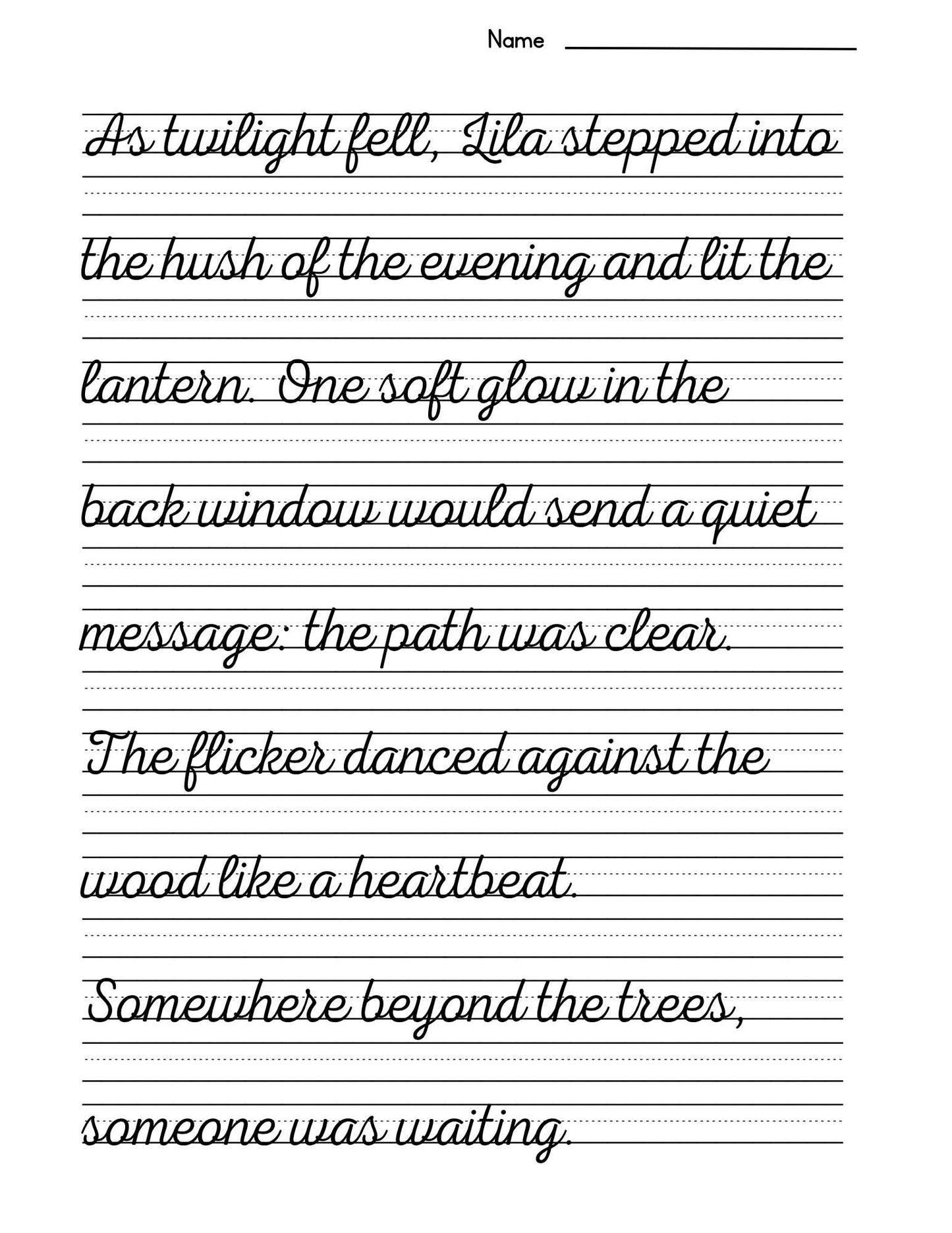 Underground Railroad Copywork: Cursive Handwriting Practice, Grades 2-6 (PDF Workbook)