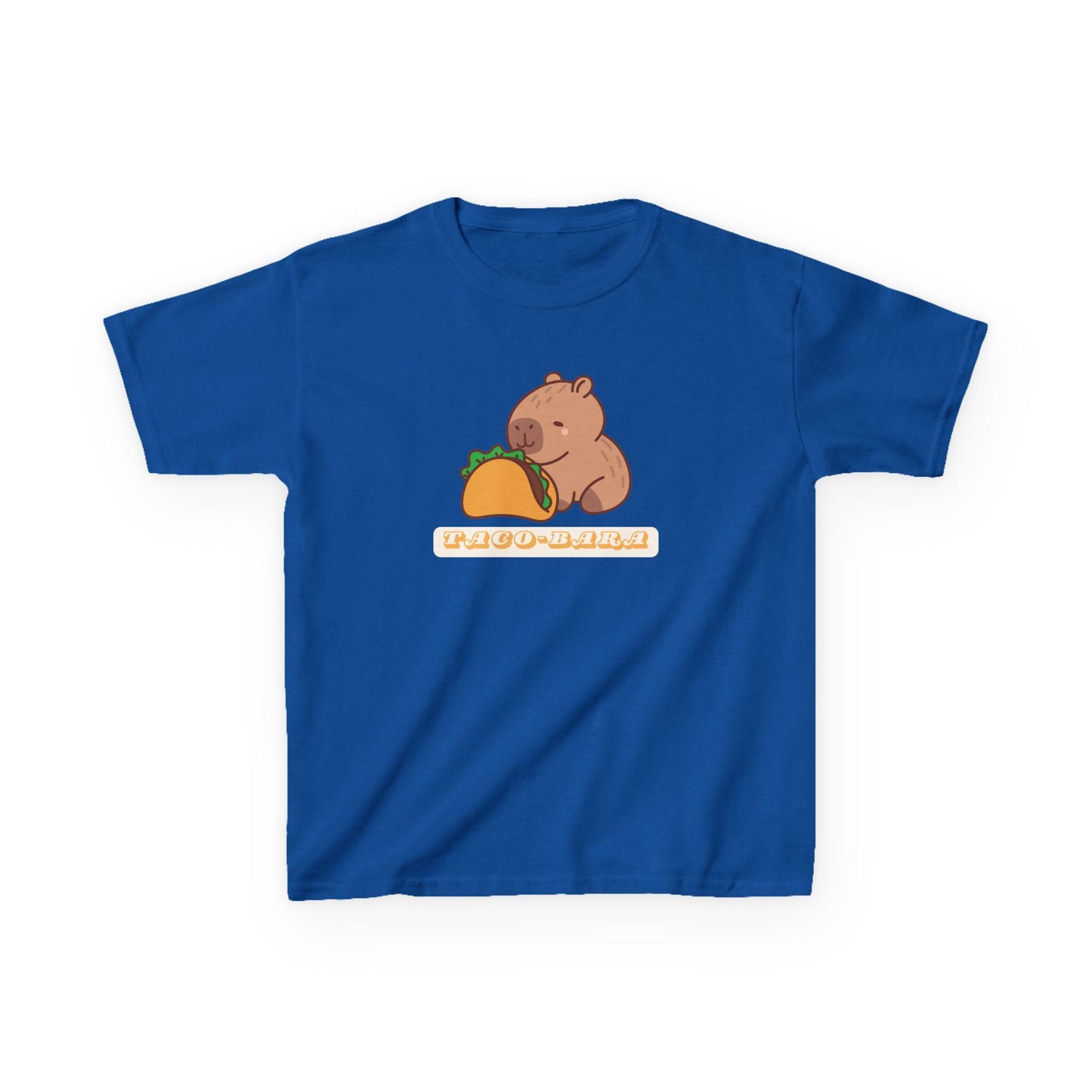 Kids Cute Capybara Taco-Bara Funny T-Shirt