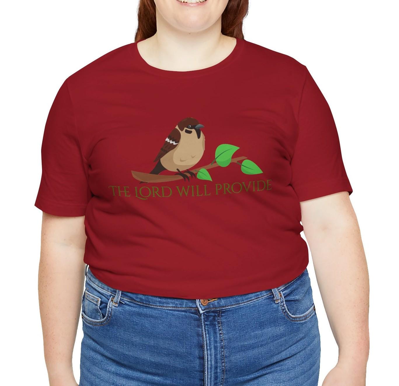 Women's The Lord Will Provide Jersey Short Sleeve Tee
