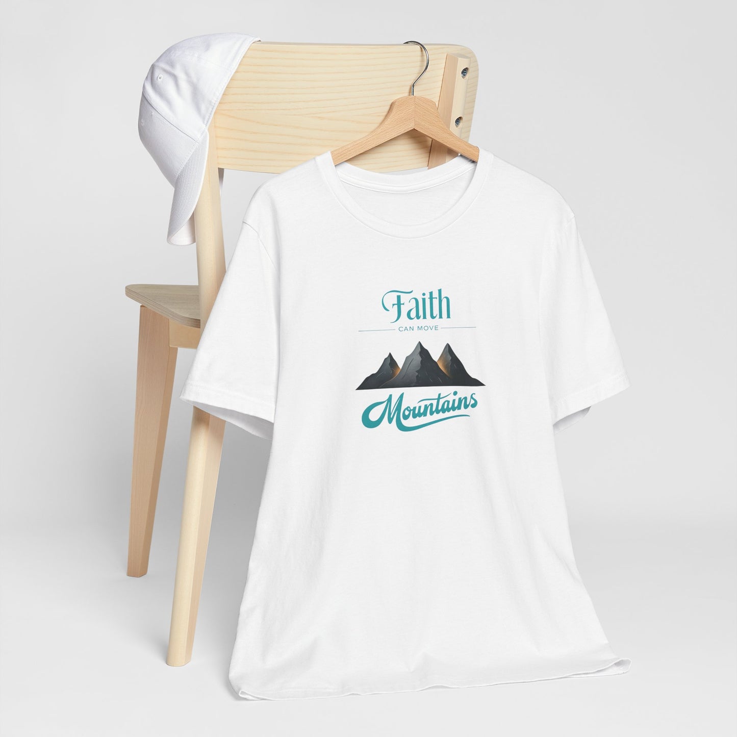 Men's Faith Can Move Mountains Short Sleeve Tee