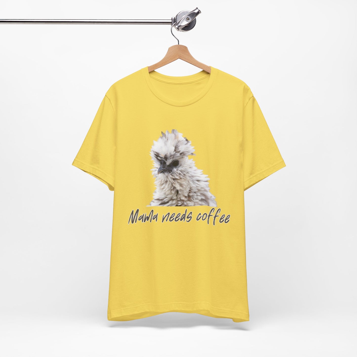 Mama Needs Coffee Frizzle Chicken Tee Sz. S-5XL