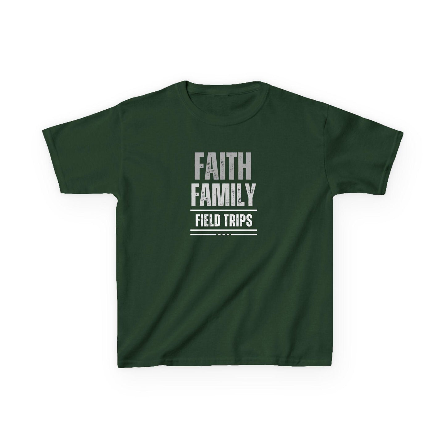 Kids Faith, Family, Field Trips Homeschooling Tee