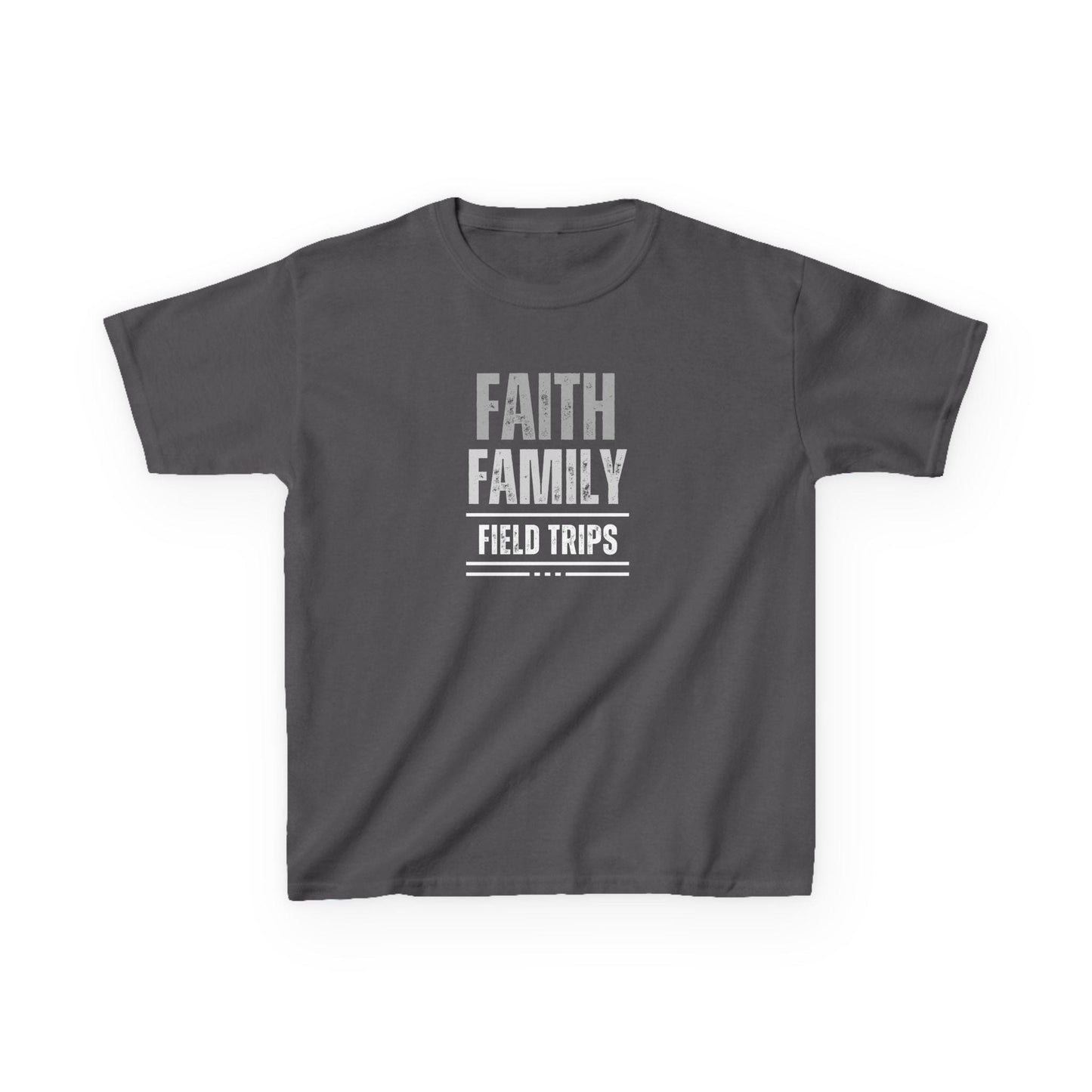 Kids Faith, Family, Field Trips Homeschooling Tee