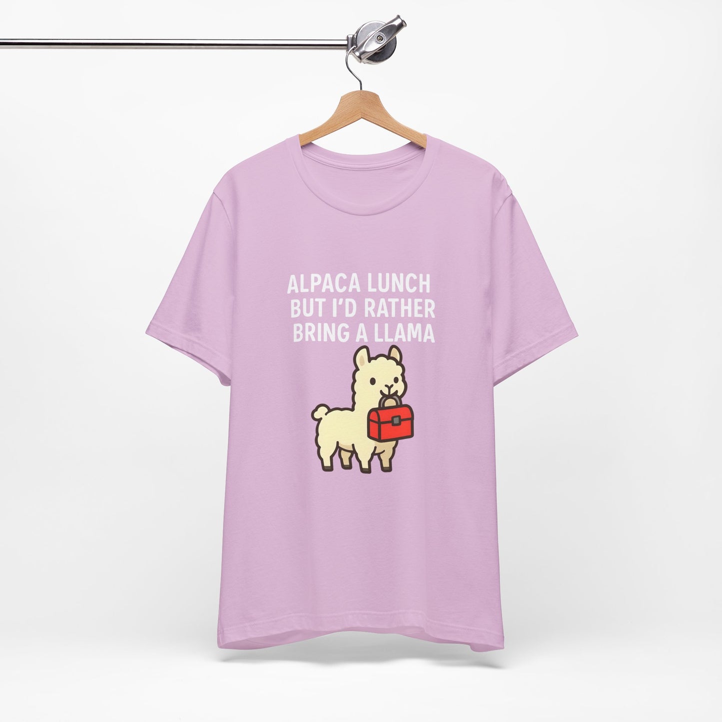 Women's Llama Lunch Adult Jersey Short Sleeve Tee Sz. S-5XL