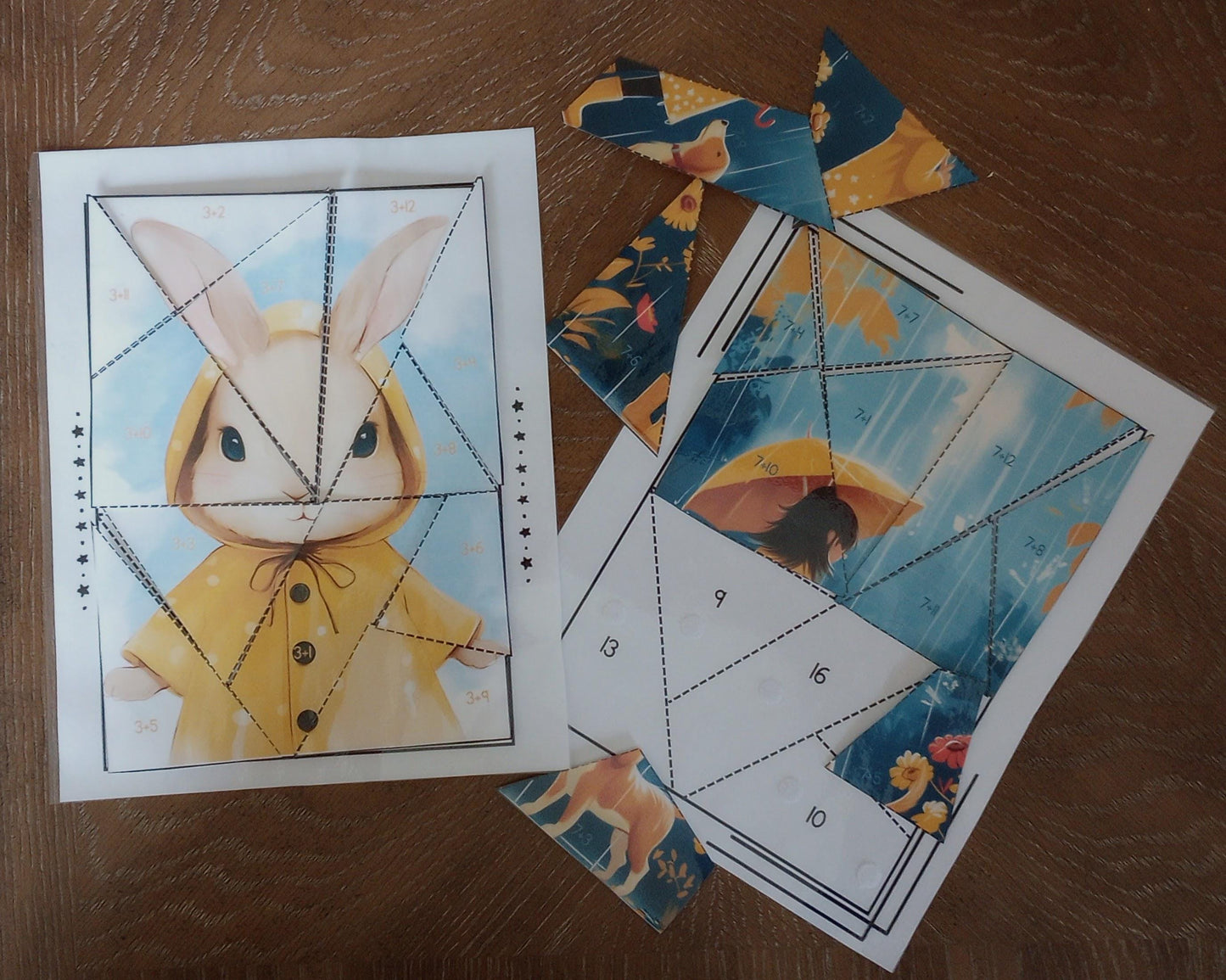 Addition Puzzles – Set of 12 Fun & Engaging Math Activities (Facts 1–12)