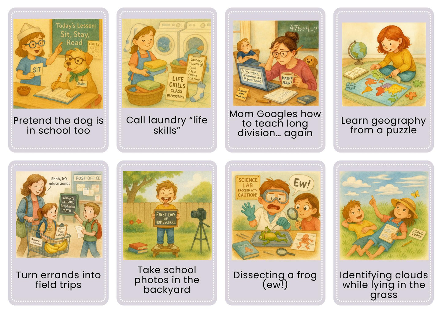 Start the Year Off Giggling – First Day of Homeschool Charades Game