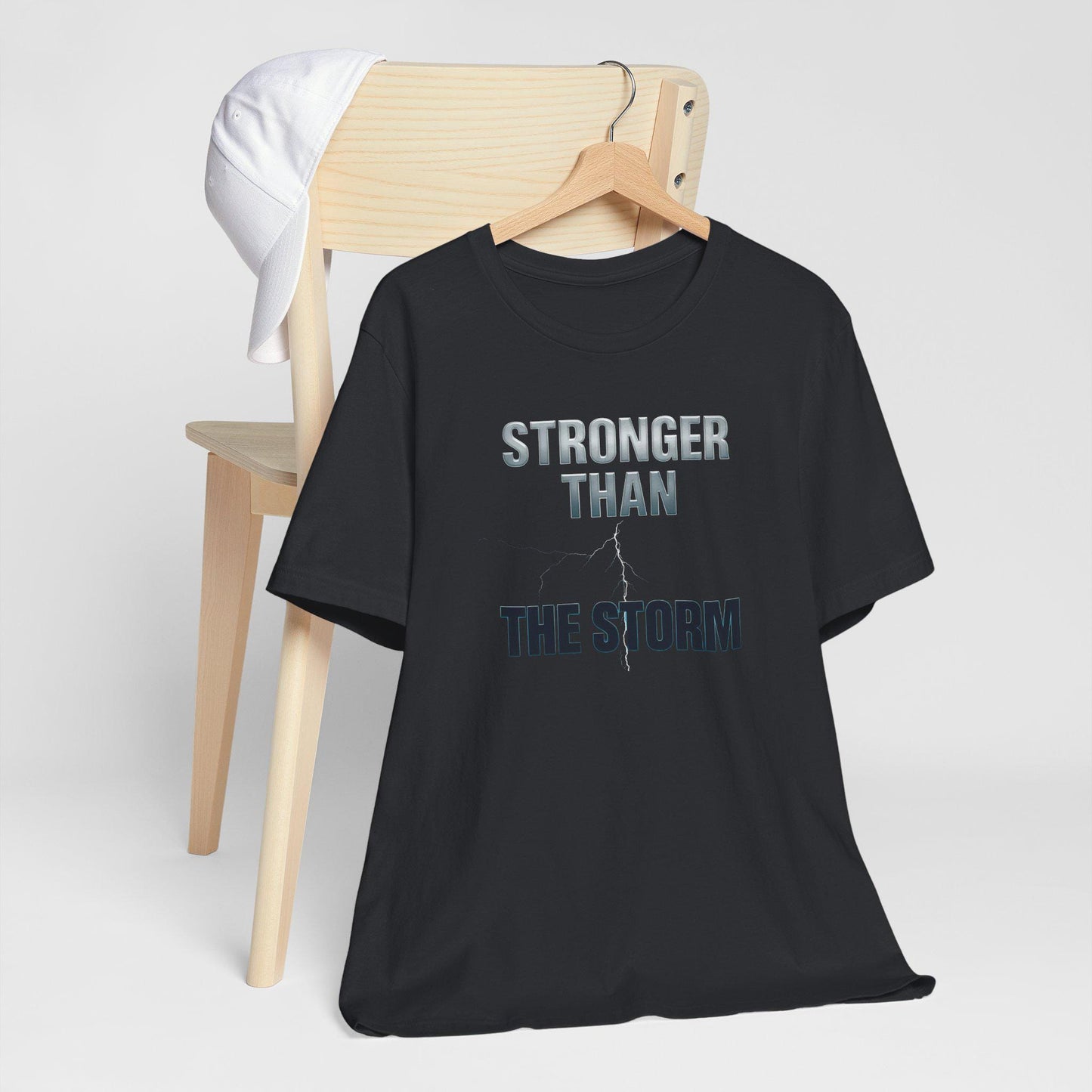 Stronger than the Storm Men's Jersey Short Sleeve Tee