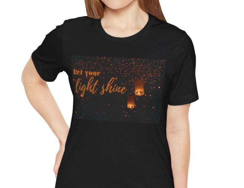 Women's Let Your Light Shine Jersey Short Sleeve Tee