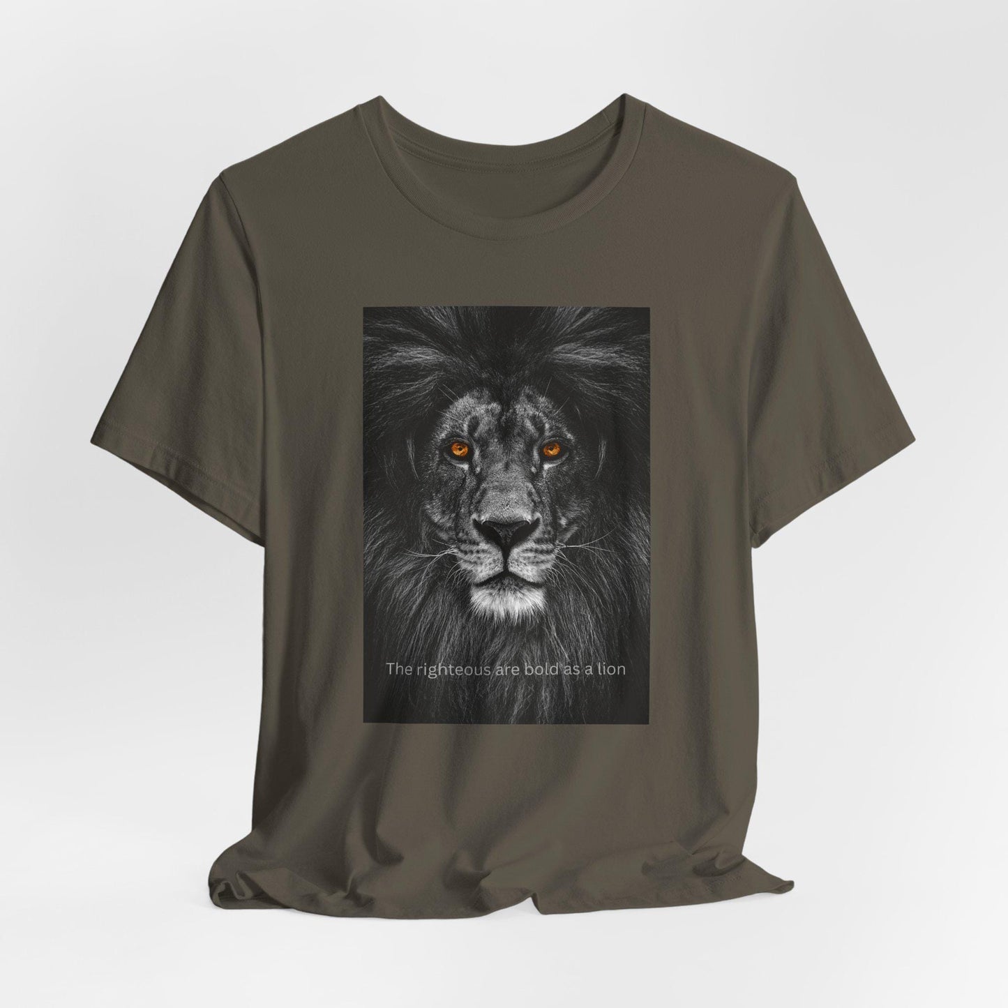 Women's Christian Bold as a Lion Short Sleeve Tee