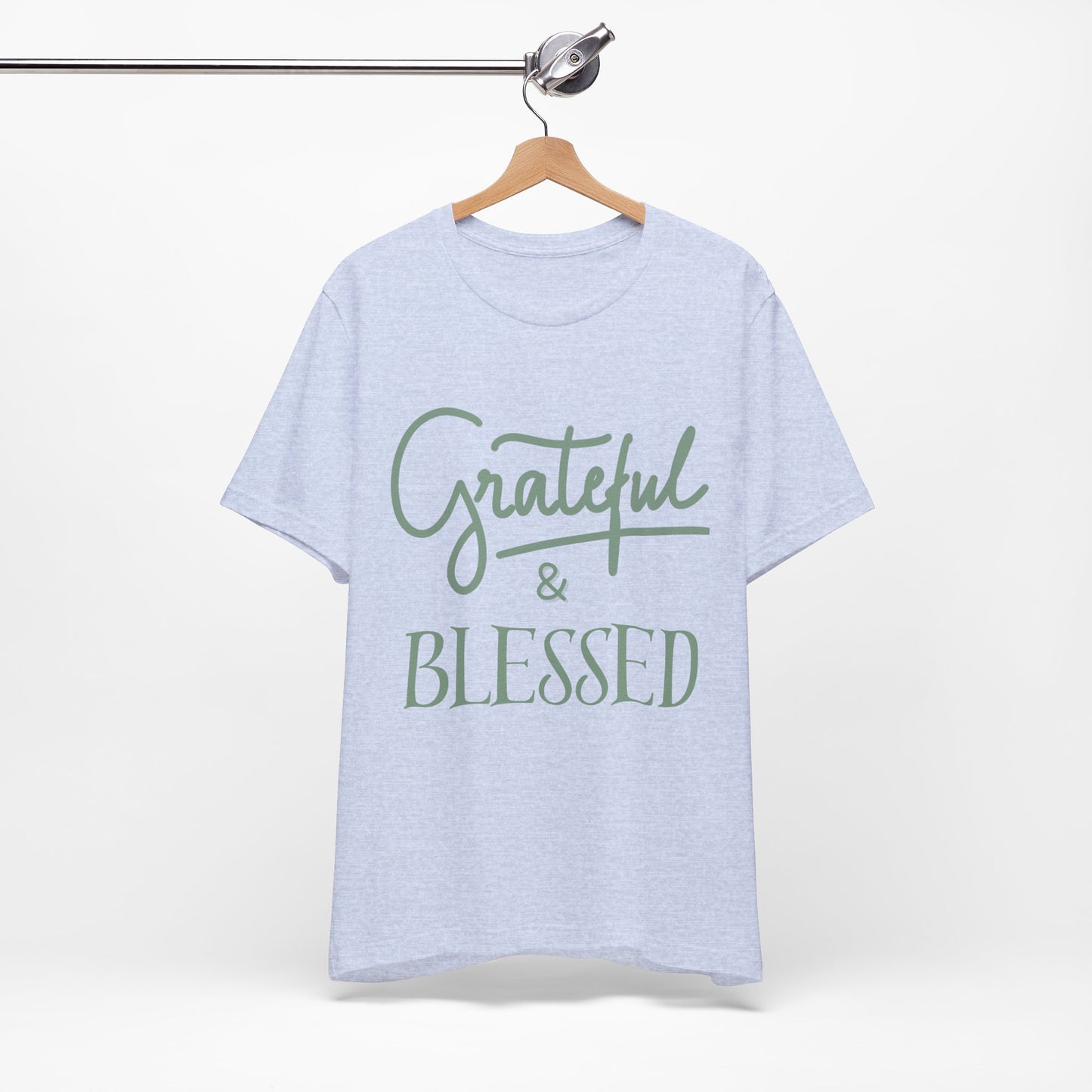 Women's Grateful and Blessed Jersey Short Sleeve Tee Sz. S-5XL