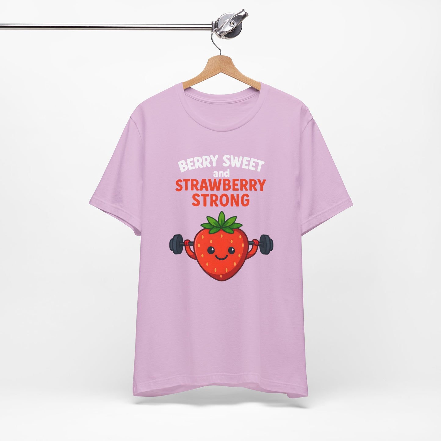 Strawberry Strong Jersey Short Sleeve Tee Sz. S-5XL