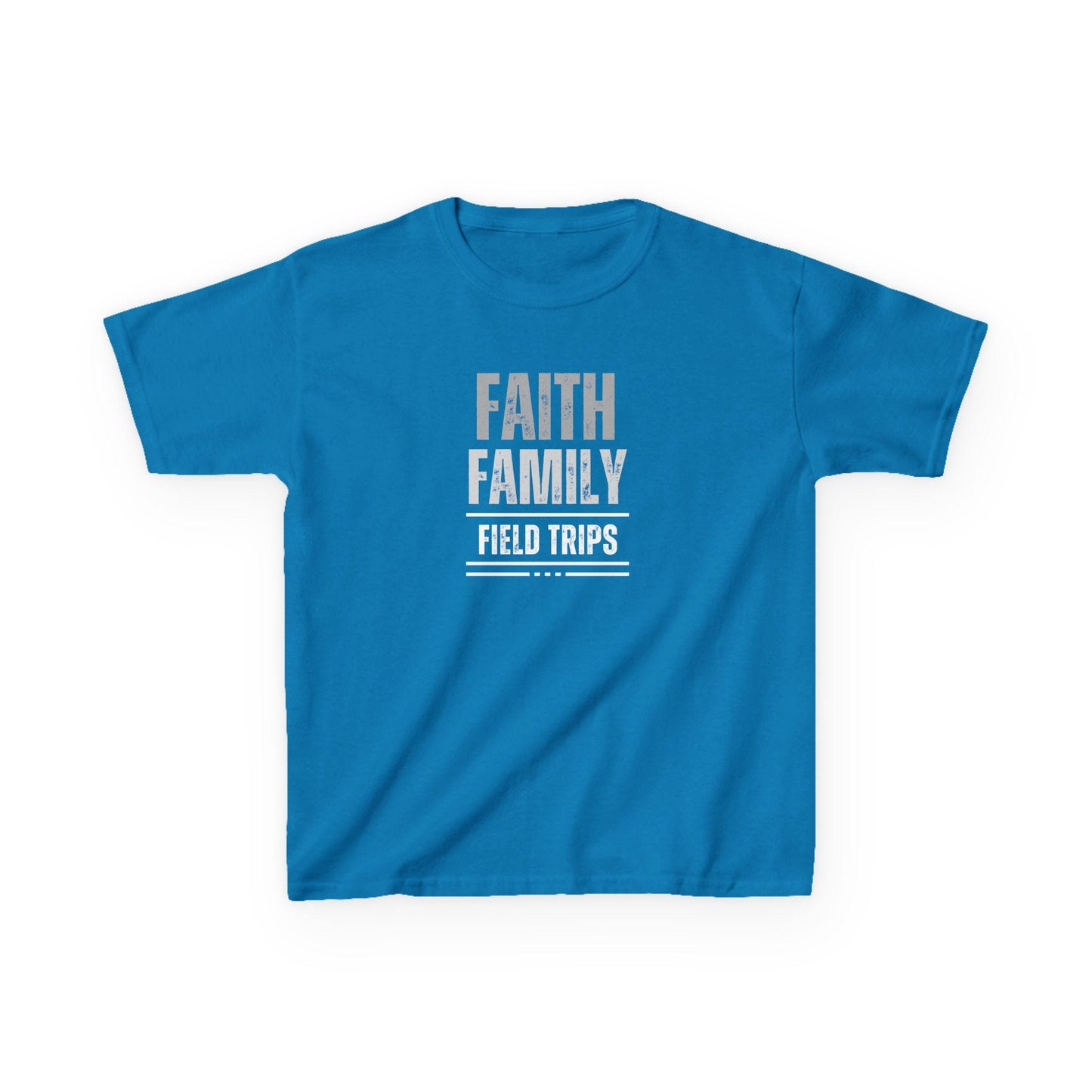 Kids Faith, Family, Field Trips Homeschooling Tee