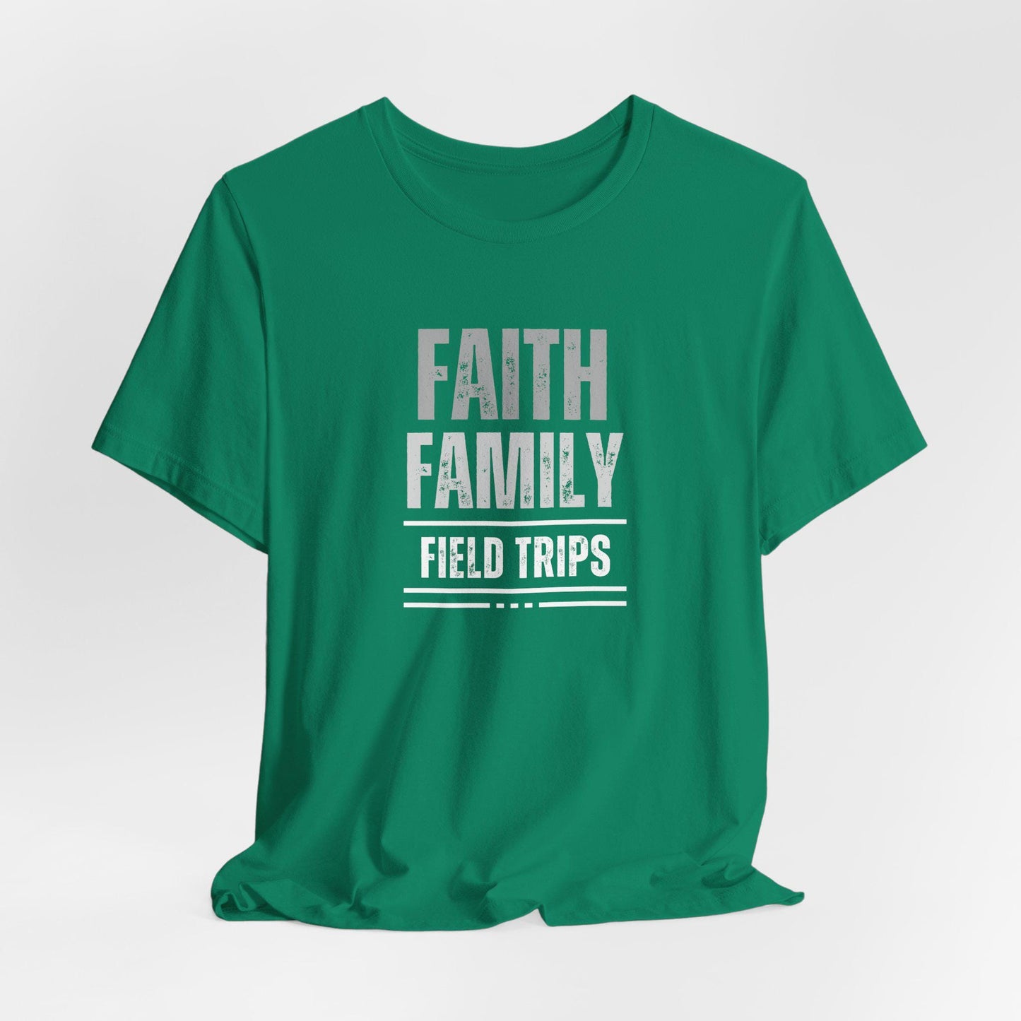 Men's Faith, Family, Field Trips Homeschooling Tee