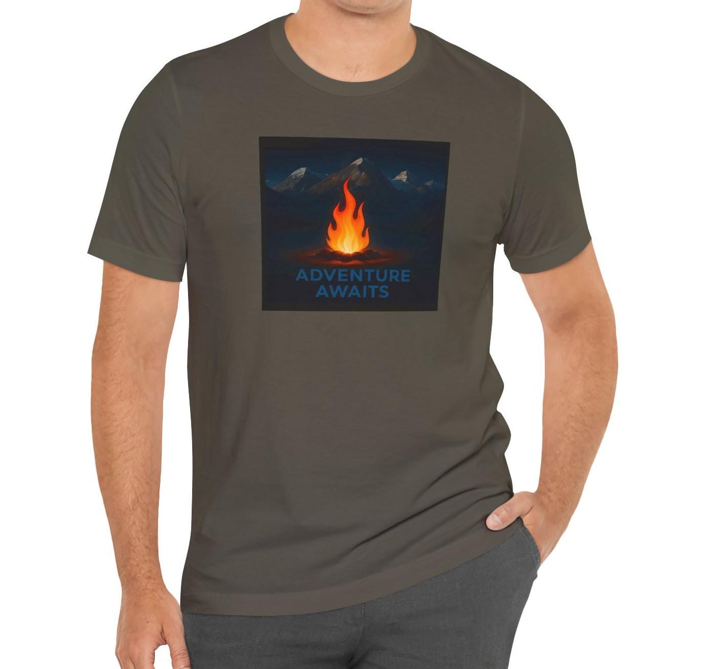 Men's Adventure Awaits Jersey Short Sleeve Tee