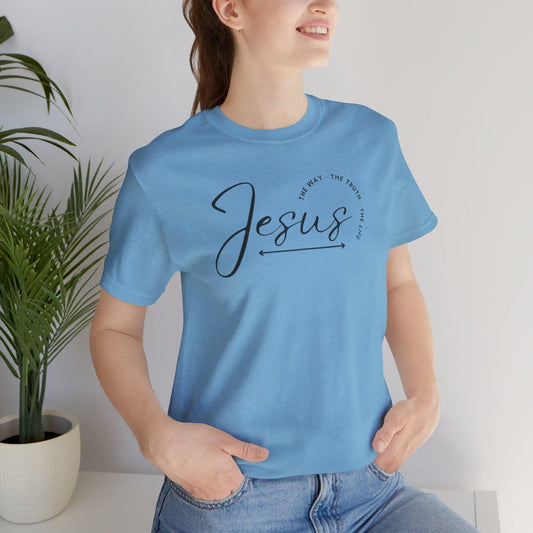 Women's Jesus The Way Jersey Short Sleeve Tee